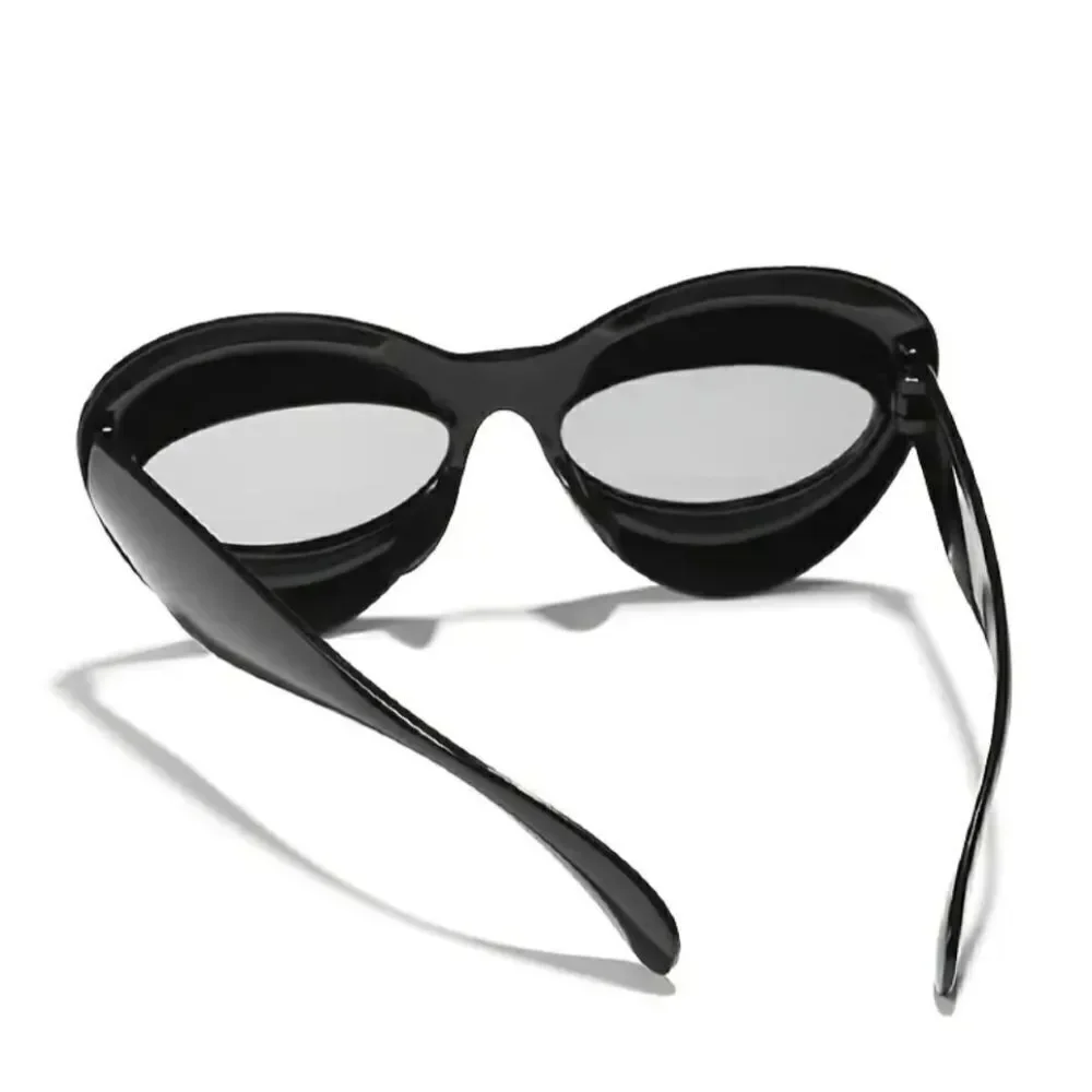 Futuristic Inflated Cat Eye Sunglasses Oval Oversized unisex